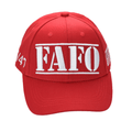 FAFO President Trump Cap – Premium Cotton Twill Patriot Hat, Red
