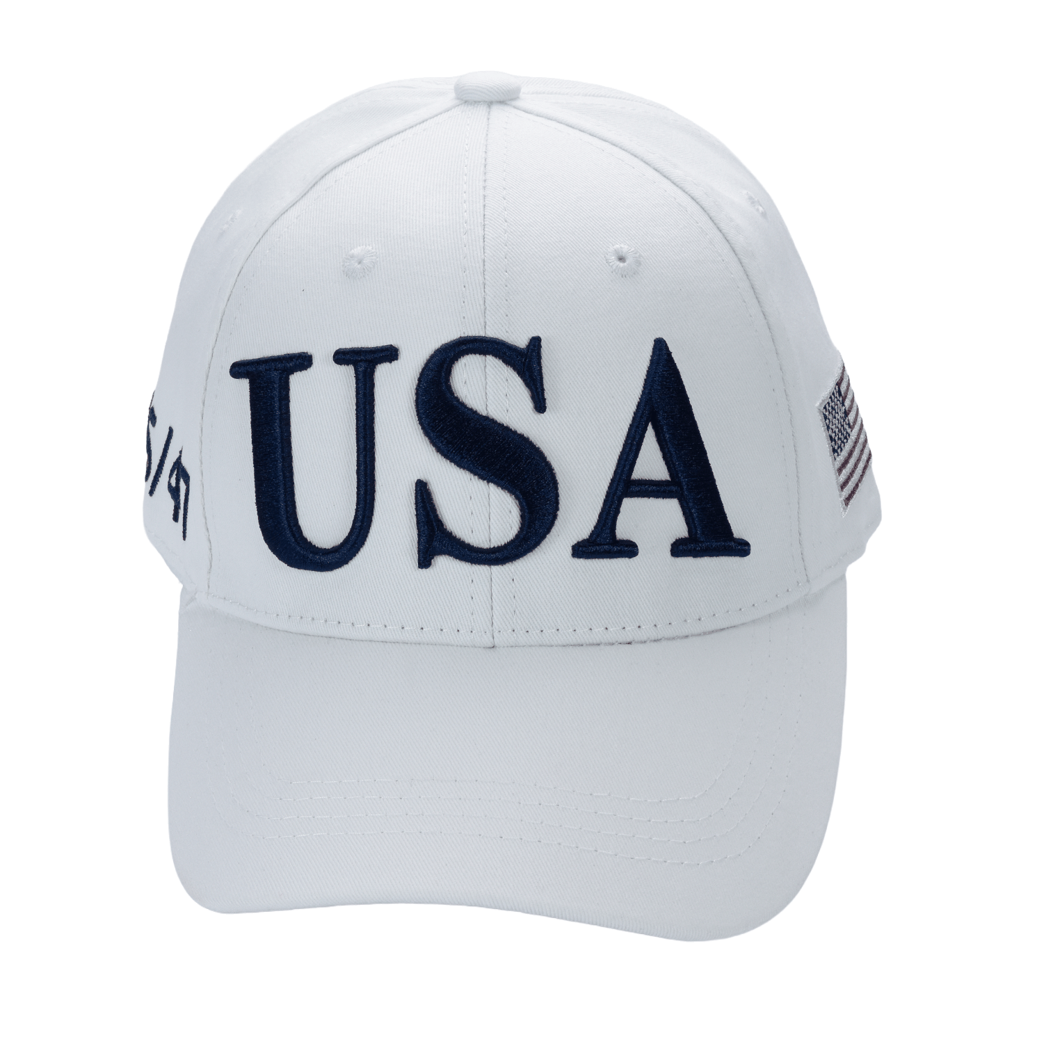 USA Premium Cotton Twill Patriot Cap – American Flag Dad Hat, Embroidered Hat
