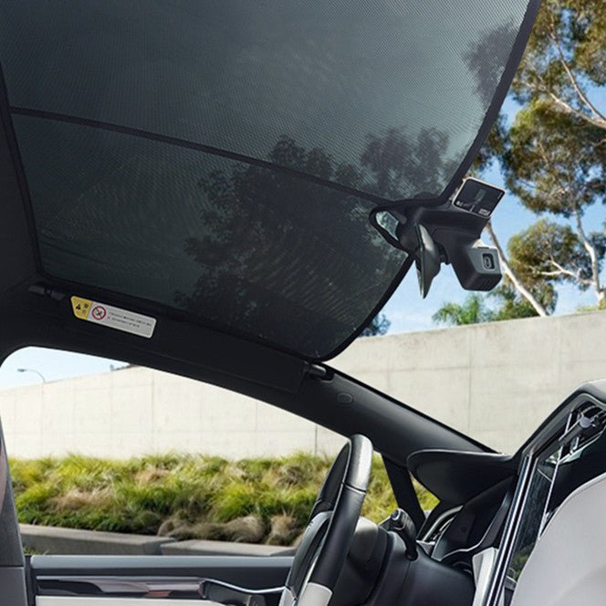Front Skylight Roof/Tailgate Sunshade for Model X