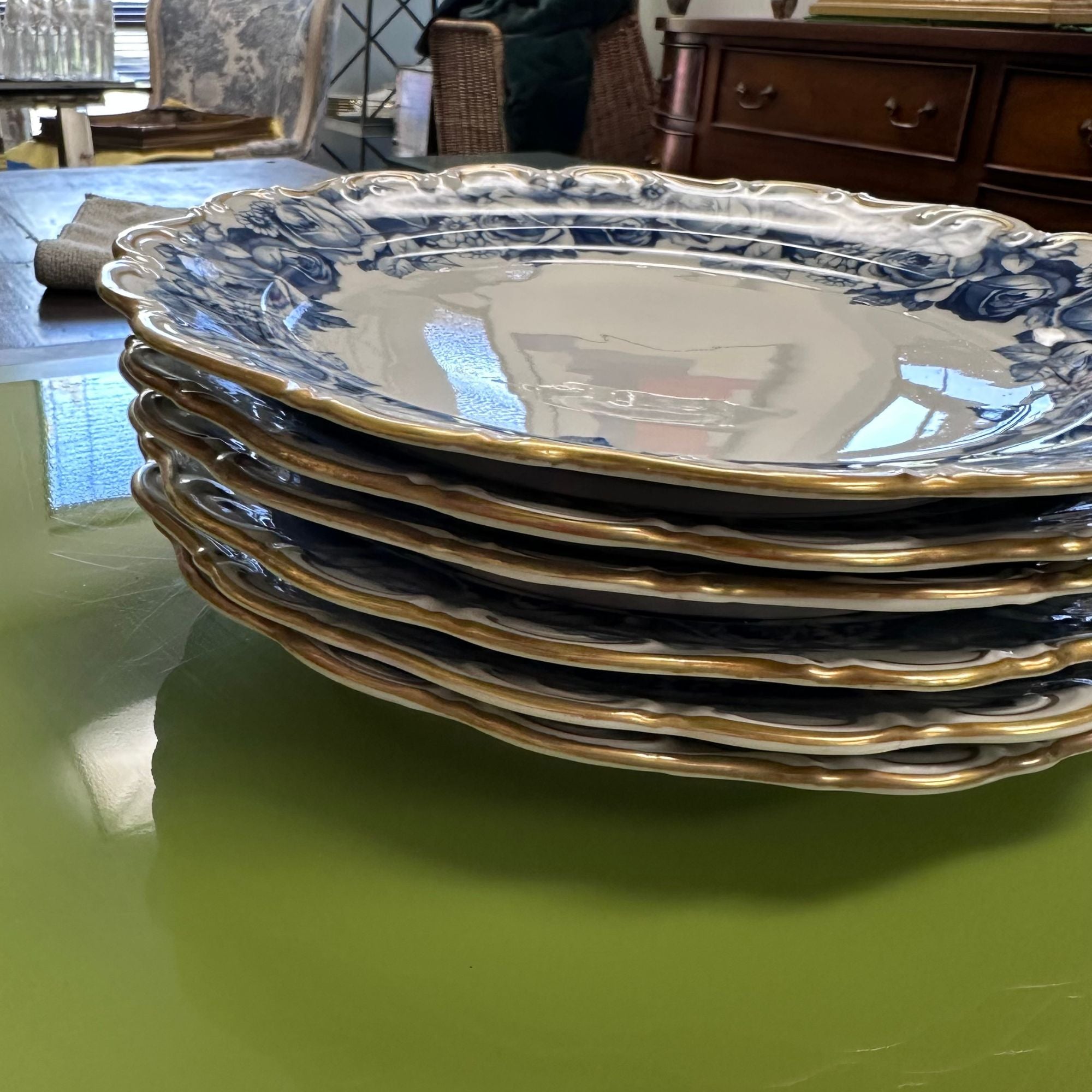 Shumann Bavaria China 10" Salad / Dinner Plates