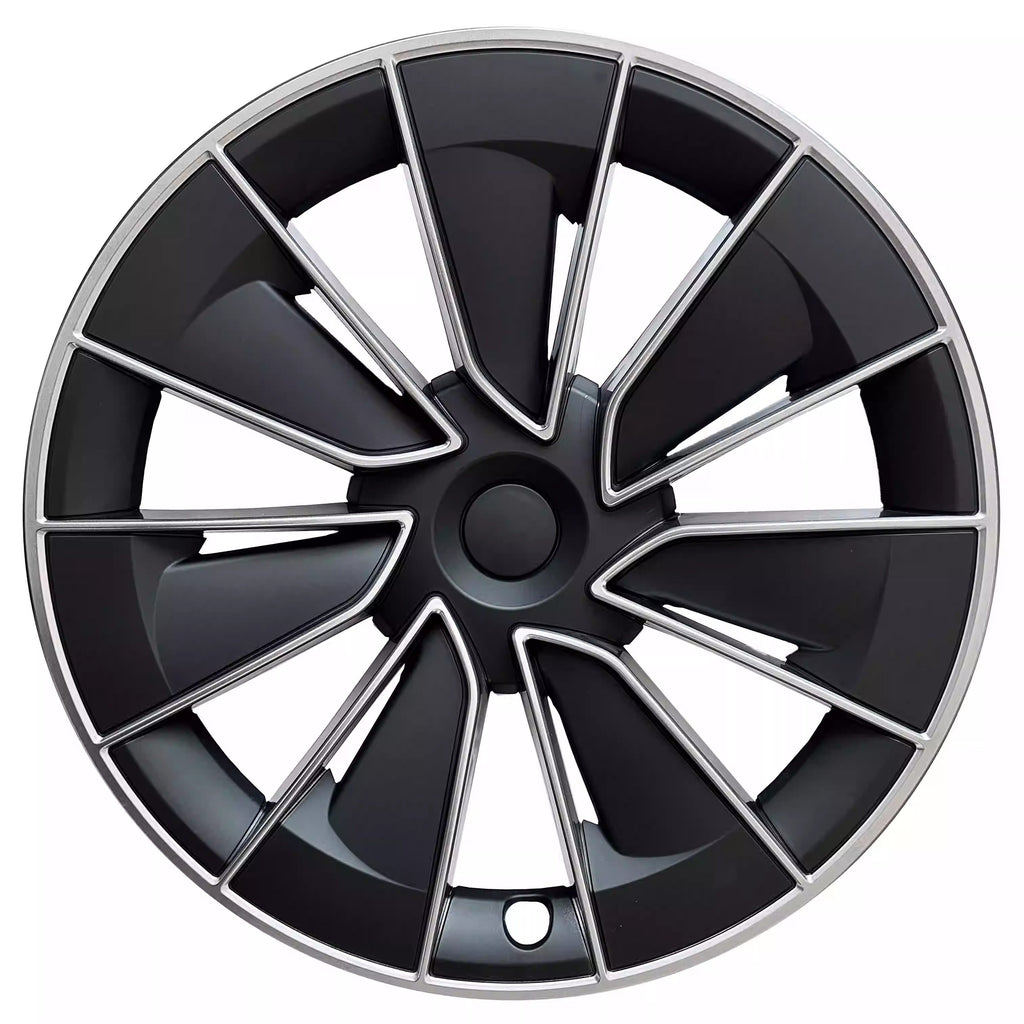 19" Gemini Performance-Style ABS Wheel Hubcaps for Model Y | 4-Piece Set | 5 Colors | 2 Styles | Tool-Free Install