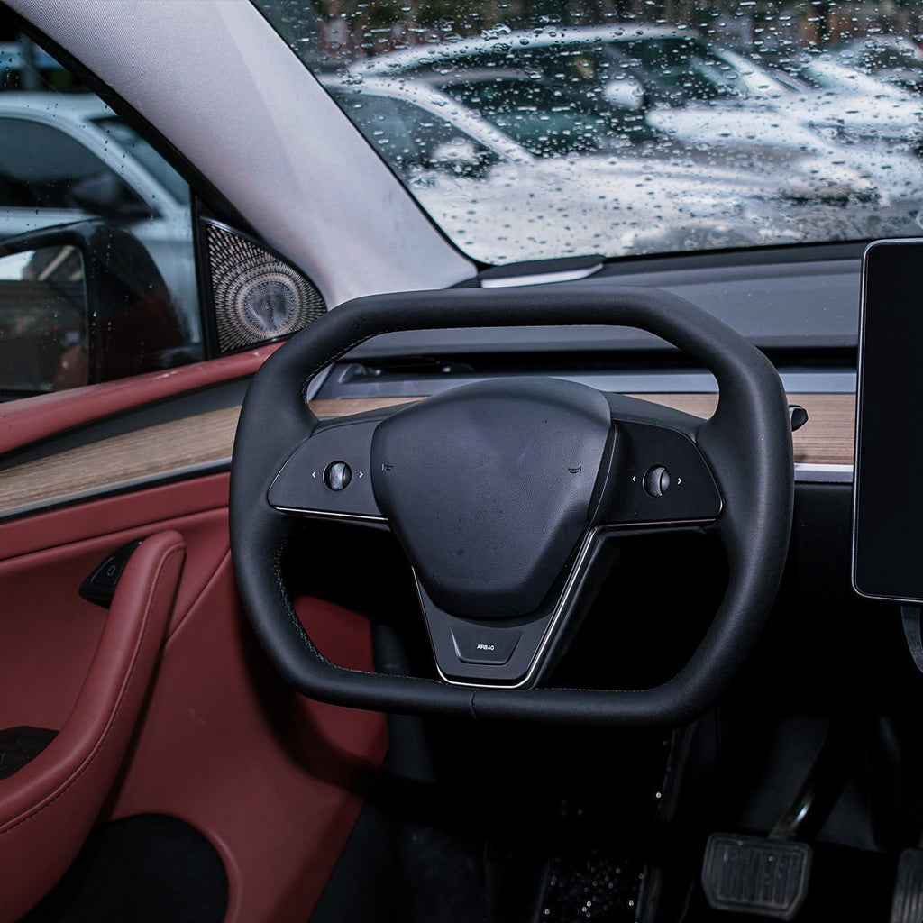 TESERY Cyber Steering Wheel for Tesla Model 3 / Y【Cybertruck Style】