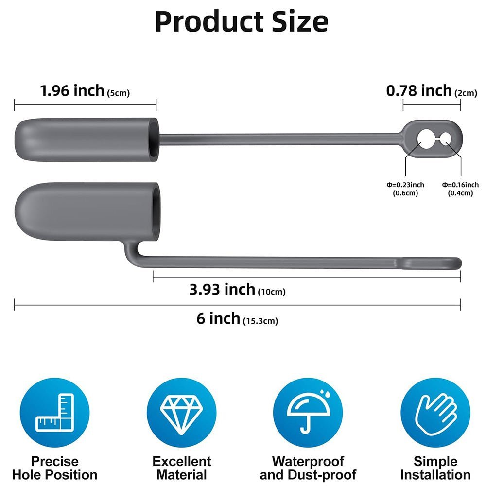 Starlink Cable End Caps Waterproof Silicone | Gen 3 & Gen 2 Protection (2-Pack)